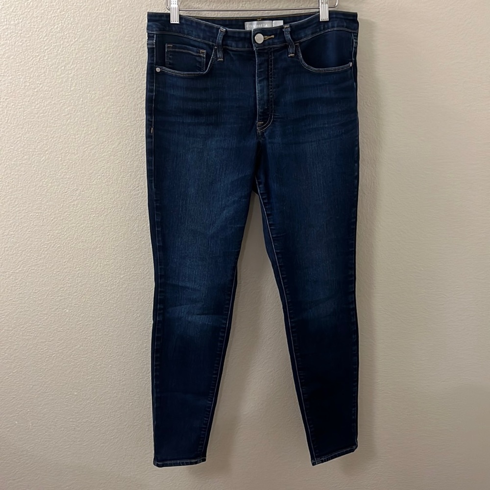 Athleta Dark Wash Skinny Jeans